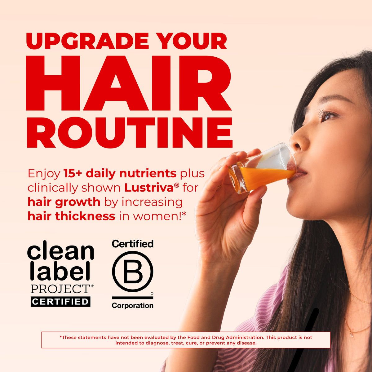 Liquid Morning Multivitamin + Hair Growth (3-Pack)