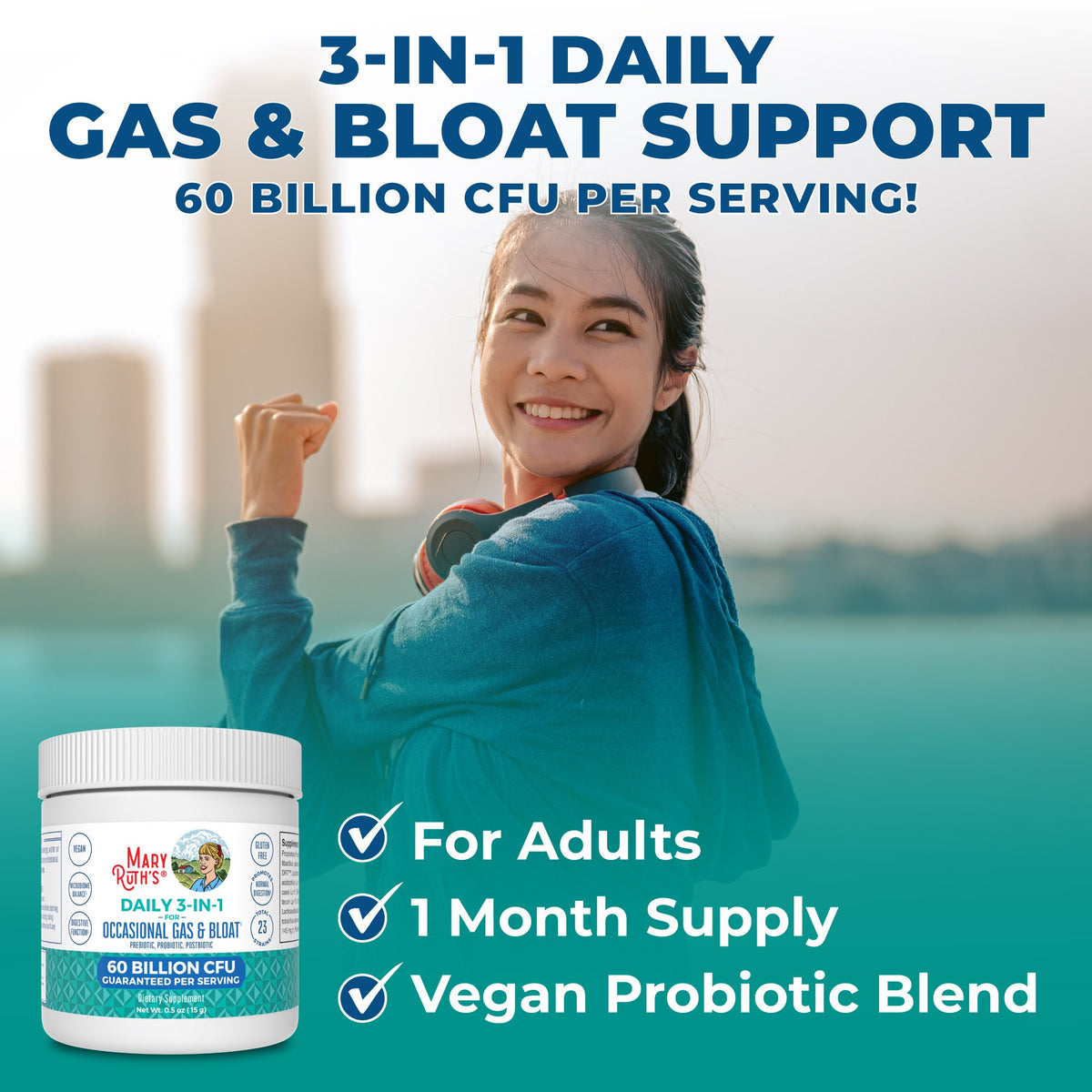 3-in-1 Gas & Bloat Powder Daily