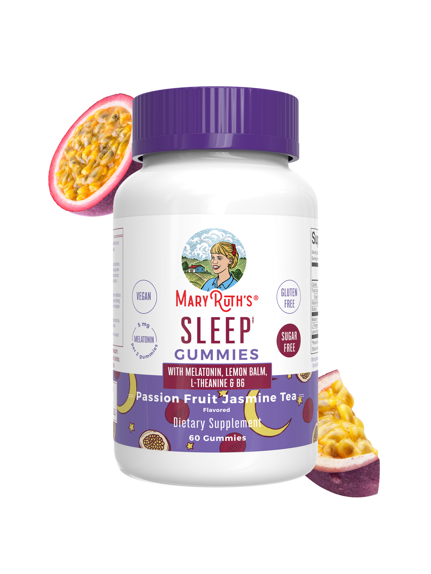 Melatonin Sleep Gummies (Passion Fruit Jasmine Tea)
