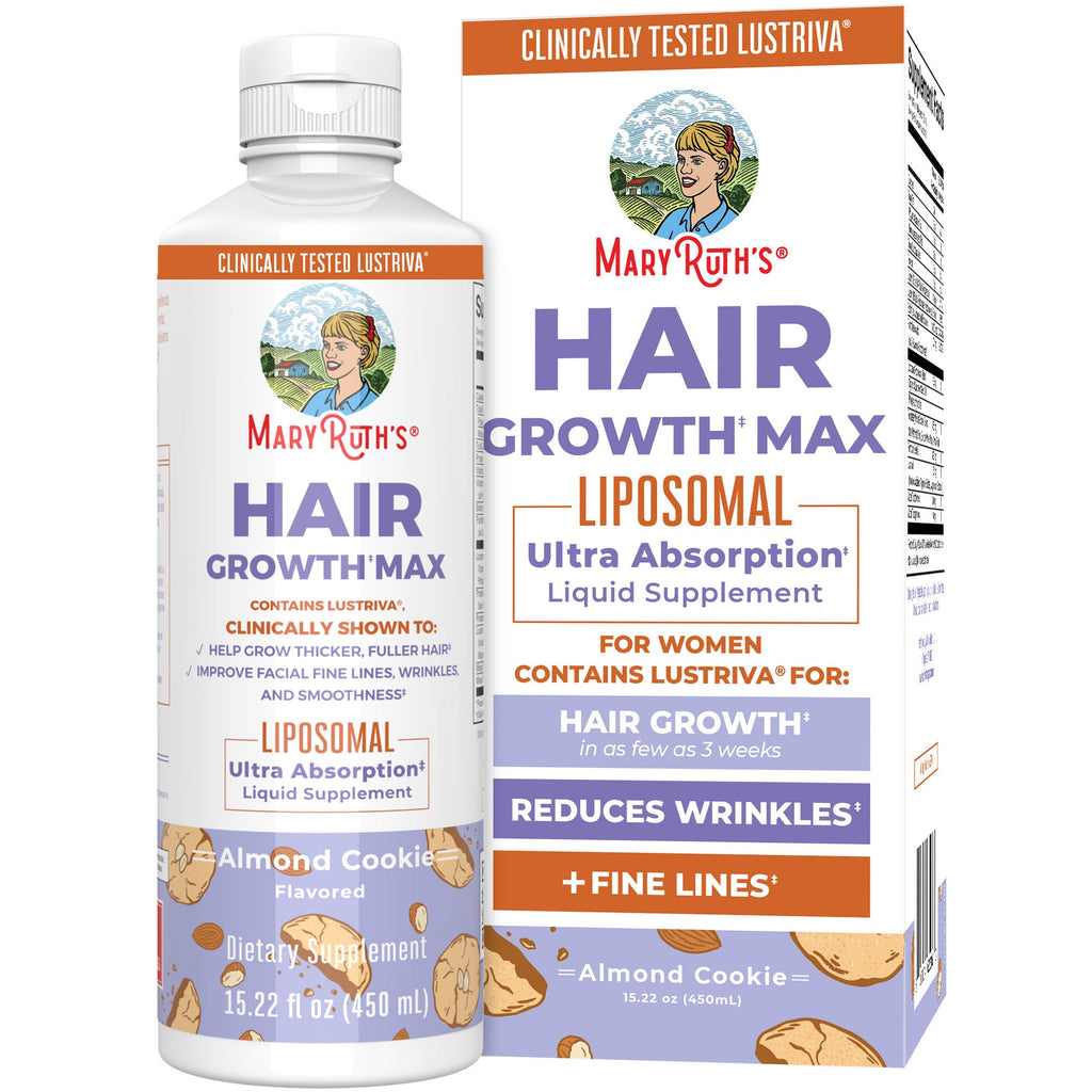 Hair Growth Max Liposomal 16oz Almond Cookie