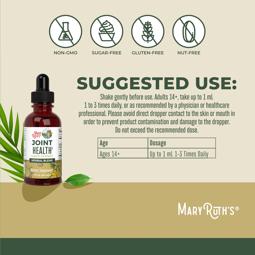 Joint Health Liquid Drops 1oz Suggested Use