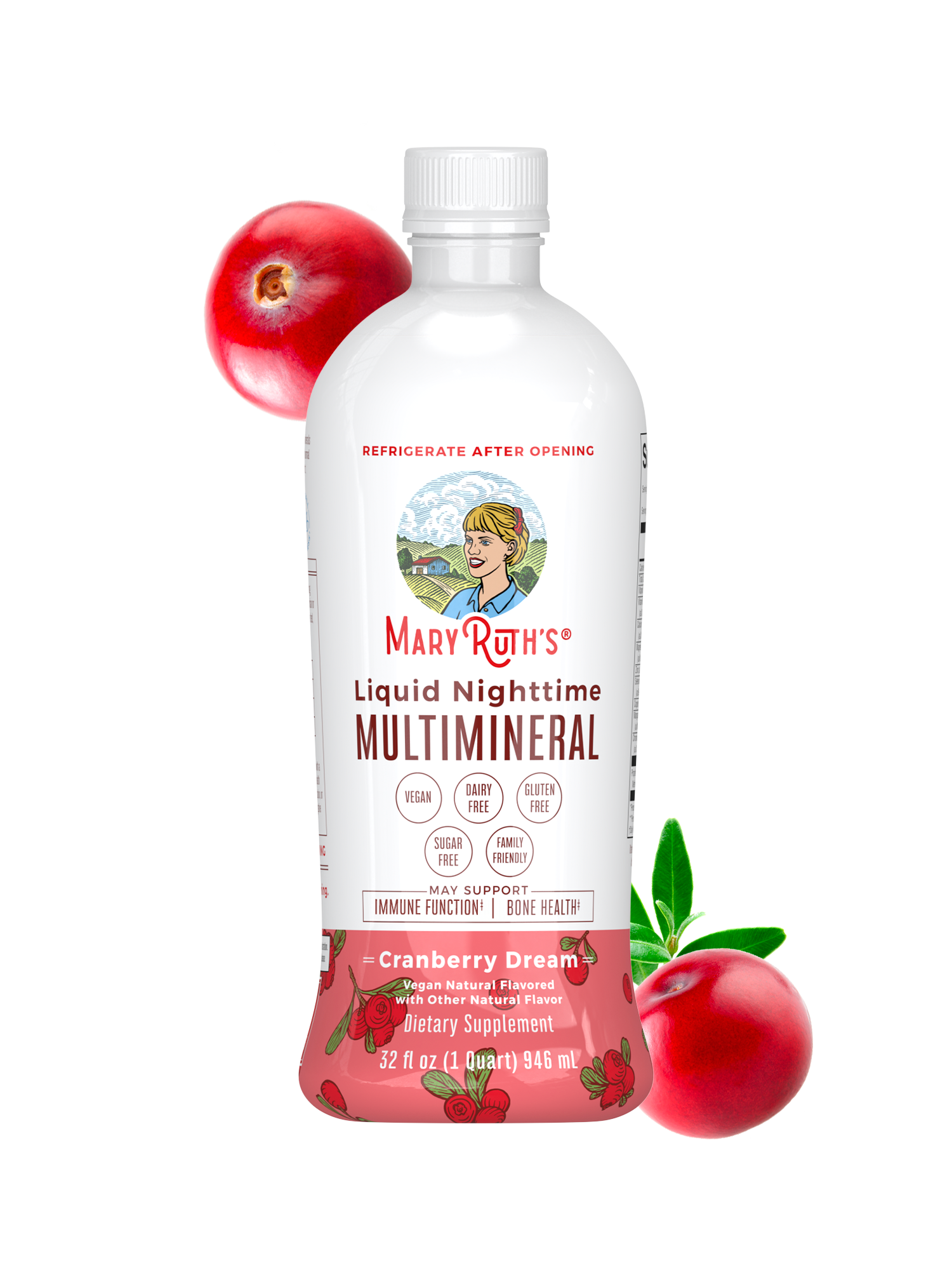 Liquid Nighttime Multimineral (Cranberry)