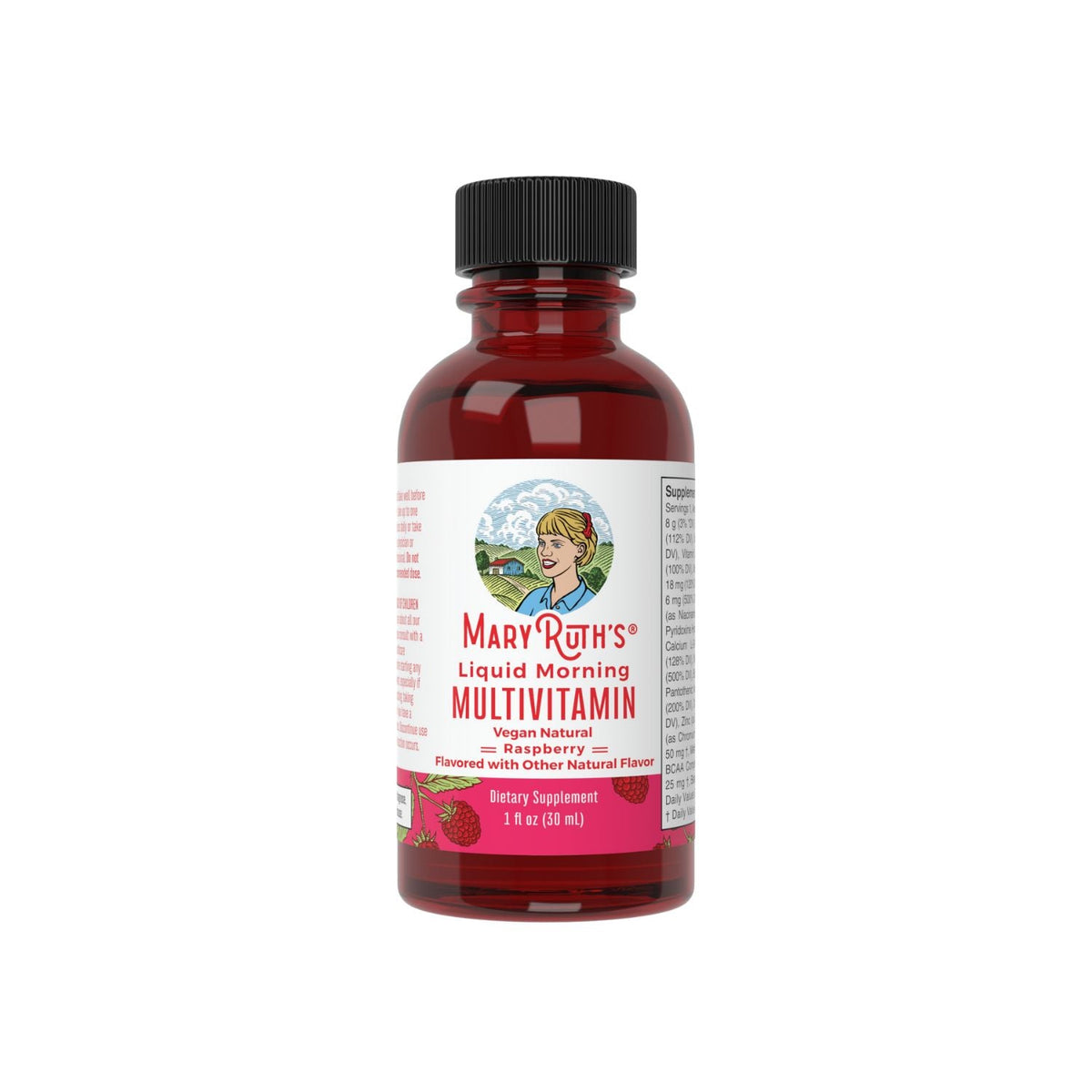 Liquid Morning Multivitamin 1oz Raspberry