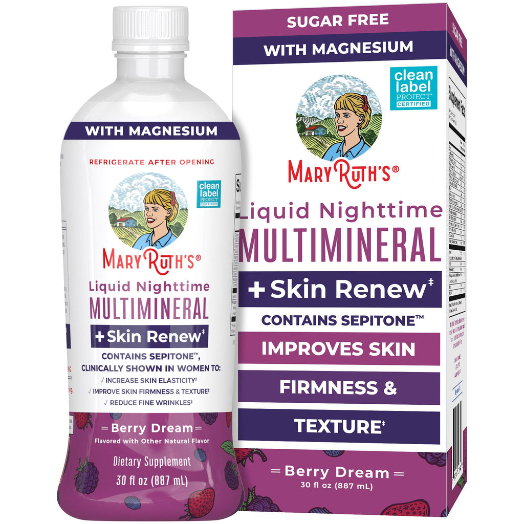 Liquid Nighttime Multimineral + Skin Renew Berry Dream 30oz