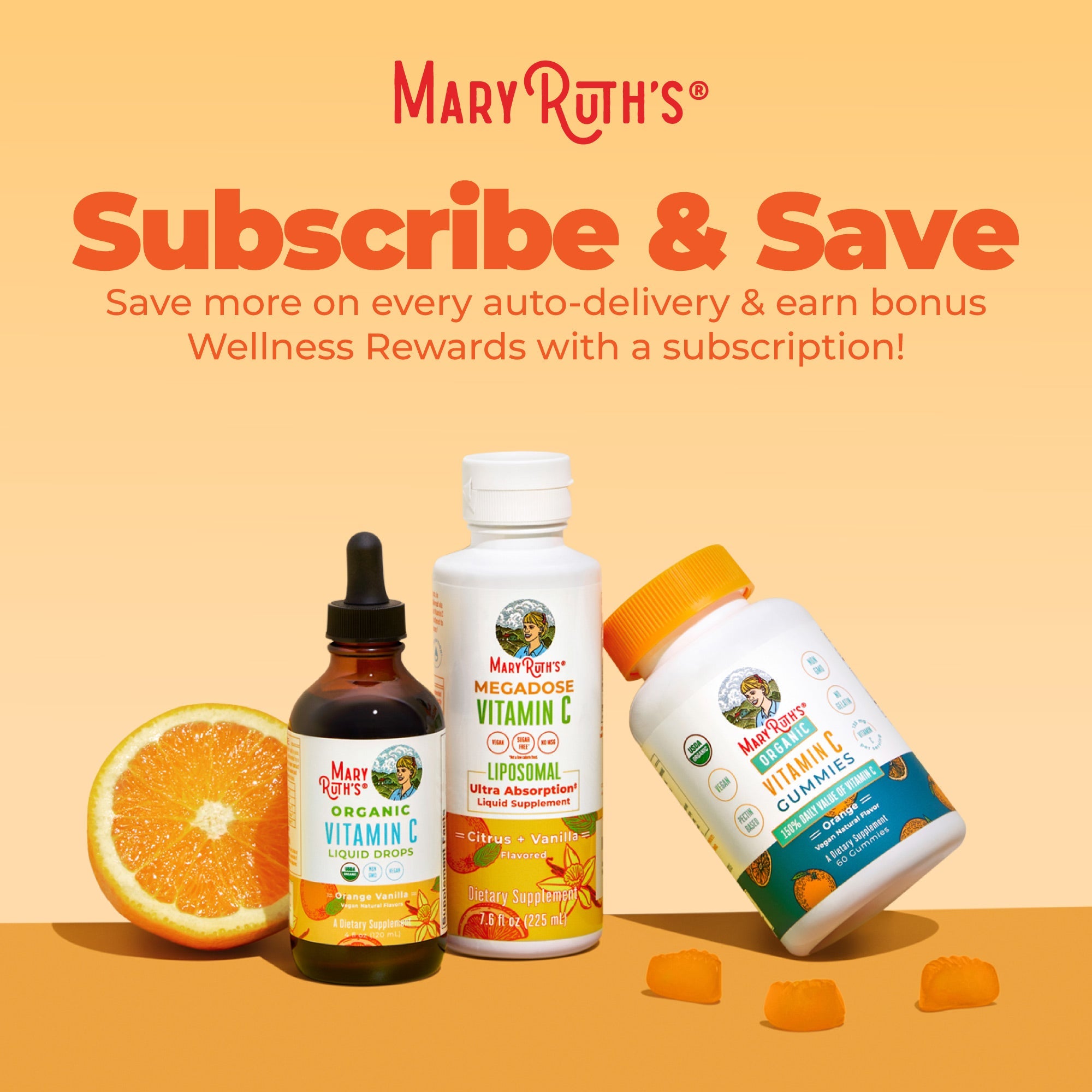 Megadose Vitamin C Liposomal 7oz Citrus Vanilla Subscrive & Save
