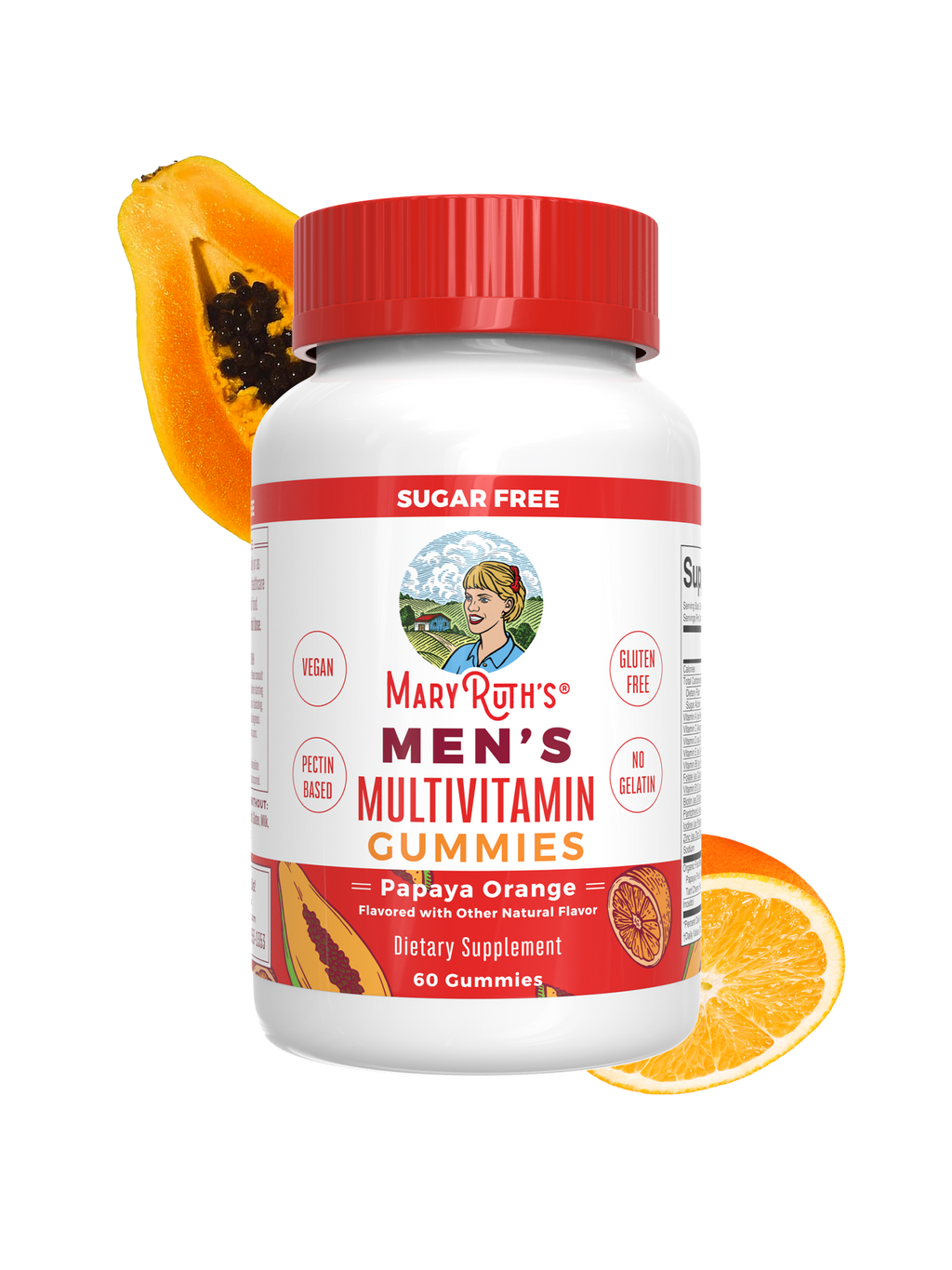 Men's Multivitamin Gummies Papaya Orange 60ct