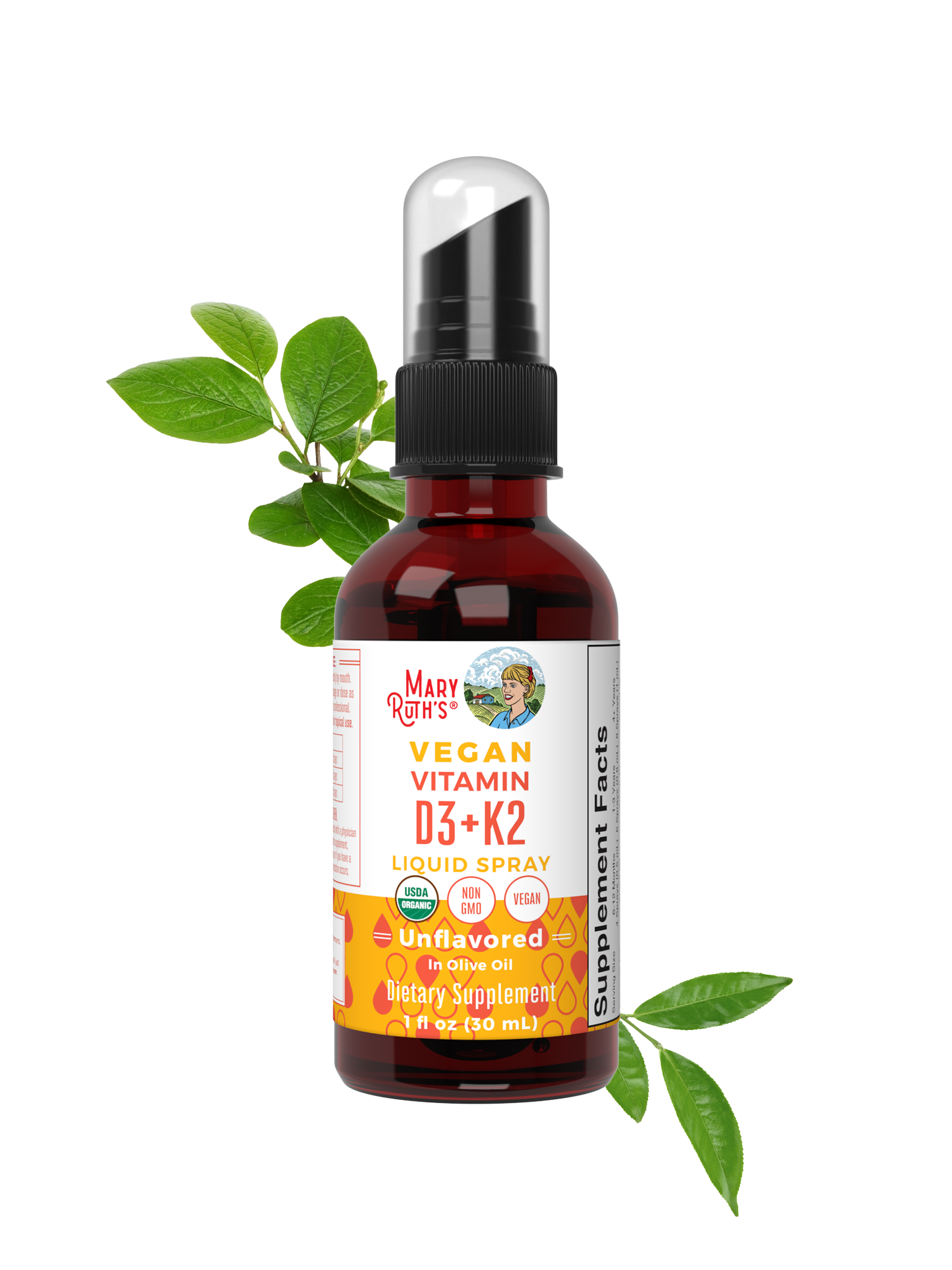 Organic D3 + K2 Spray