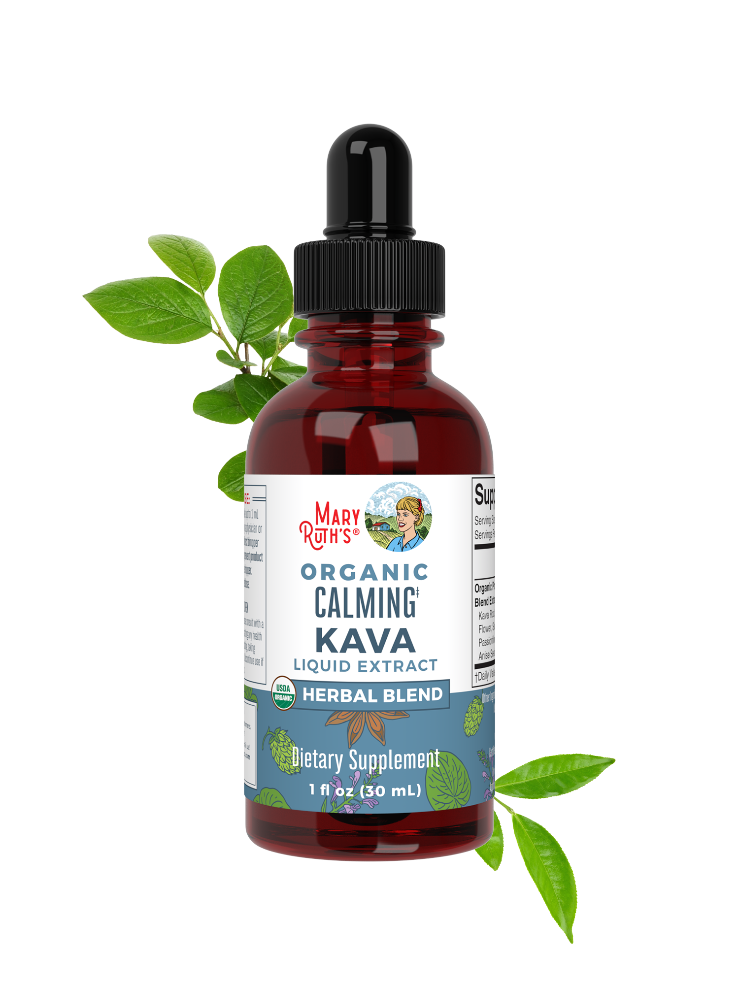 Organic Calming Kava Liquid Drops
