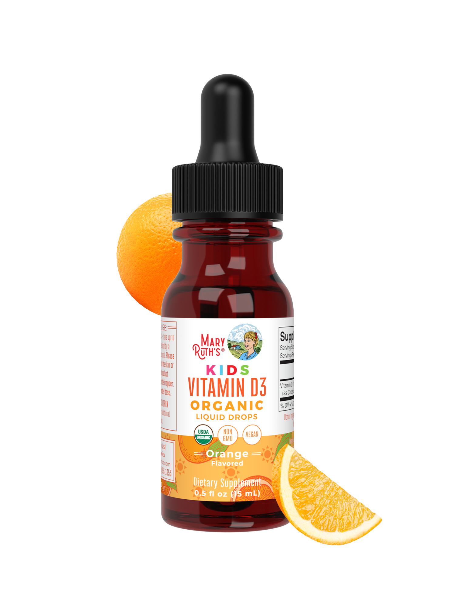 Organic Kids Vitamin D3 Liquid Drops