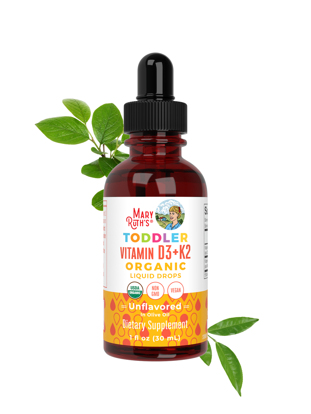 Toddler Vitamin D3+K2 Liquid Drops