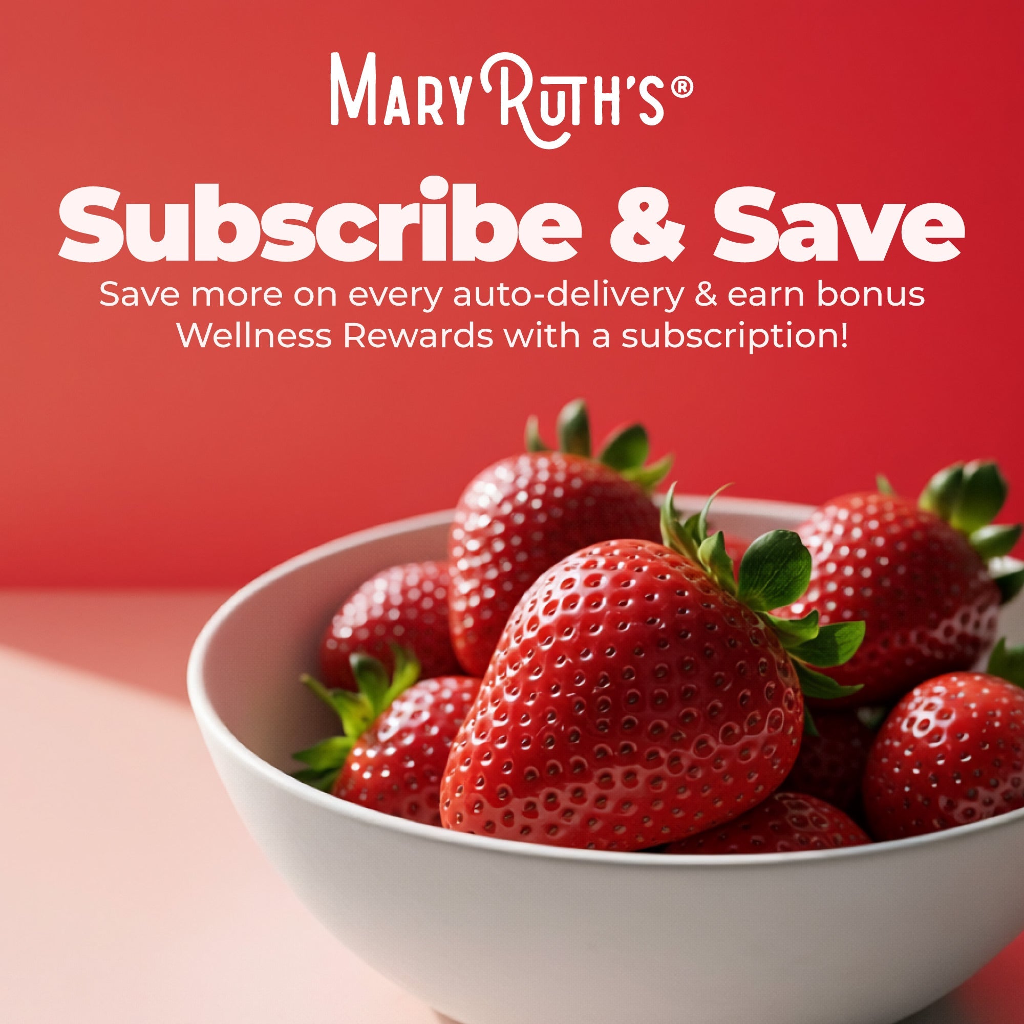 Organic D3 + B12 Gummies 60CT Strawberry Subscrive & Save