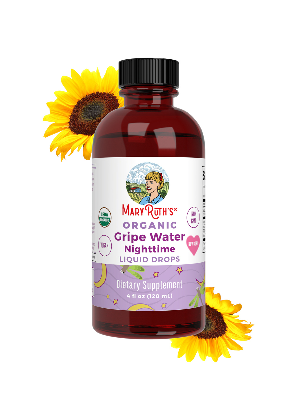 Organic Gripe Water Nighttime Liquid Drops 4oz