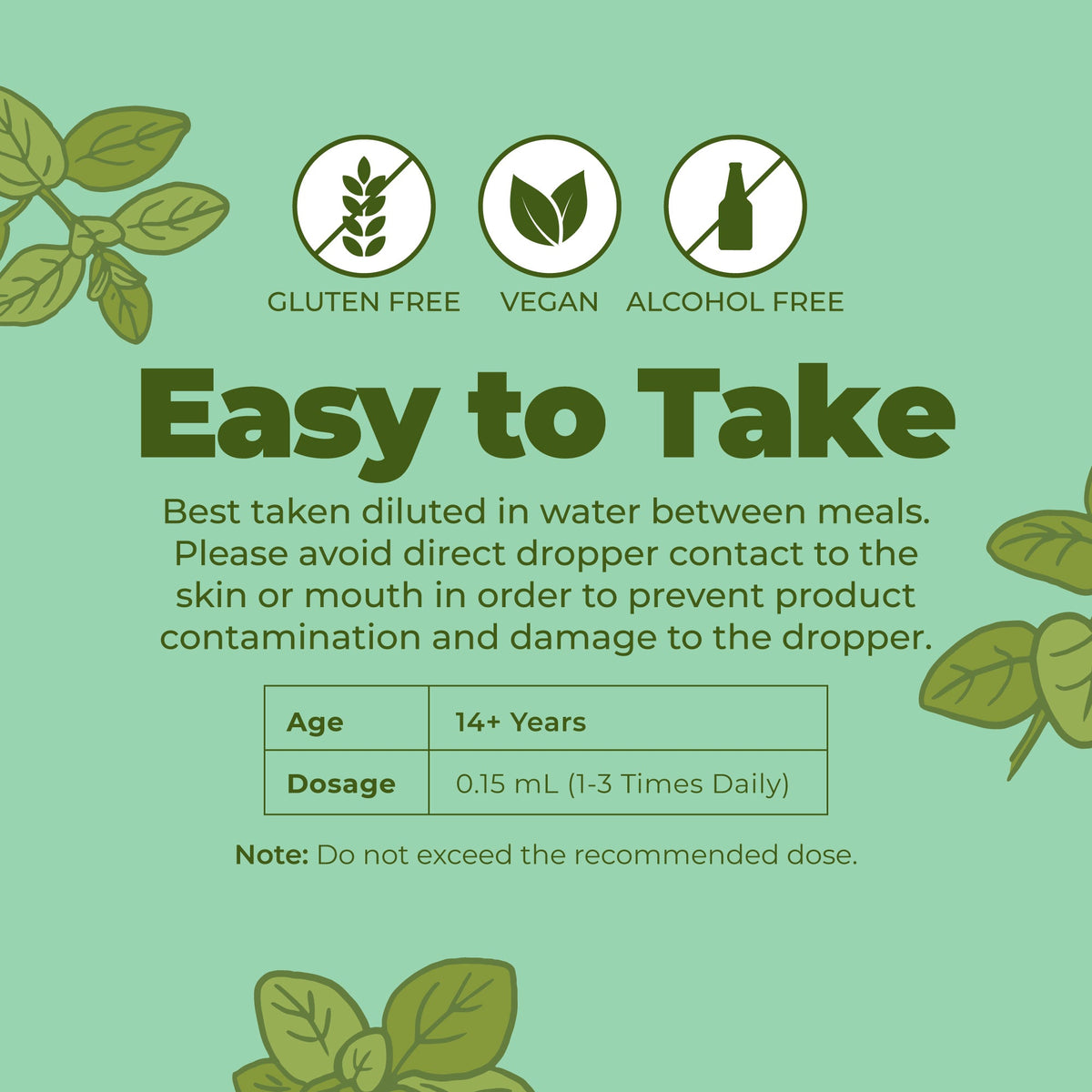 Organic Oil of Oregano Liquid Drops 1oz Unflavored Easy To Take