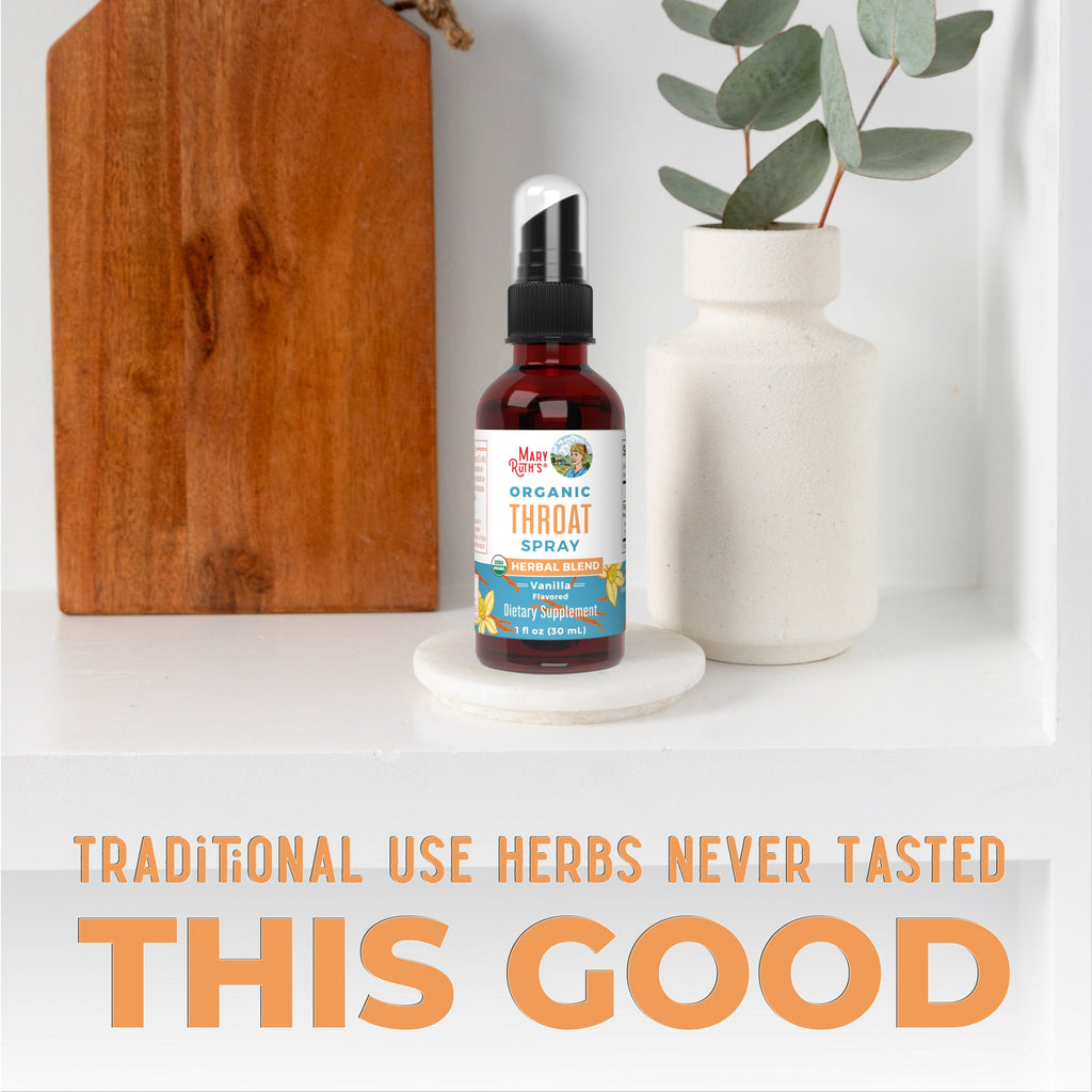 Organic Throat Spray 1oz Vanilla Upgrade Your Routine
