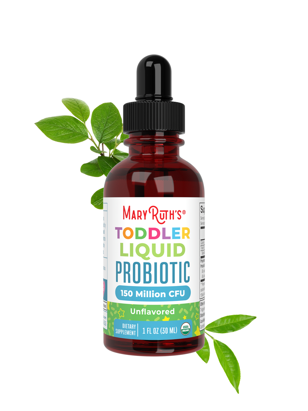 Organic Toddler Liquid Probiotic 1oz Unflavored