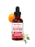 Organic Toddler Multivitamin Liquid Drops With Iron 1oz Orange Vanilla