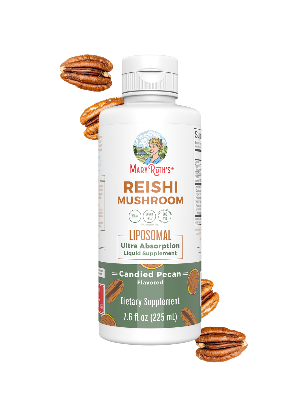 Reishi Mushroom Liposomal 7oz Candied Pecan