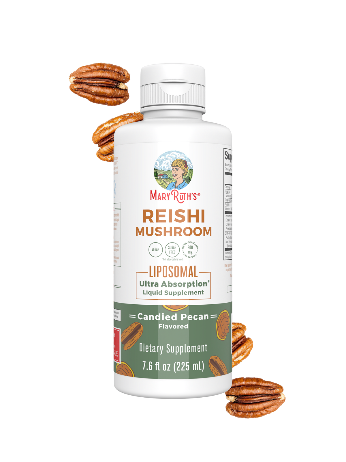 Reishi Mushroom Liposomal 7oz Candied Pecan