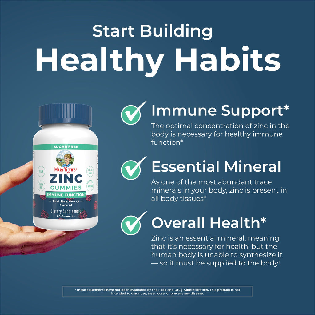 Zinc Gummies 60CT Raspberry Healthy Habits