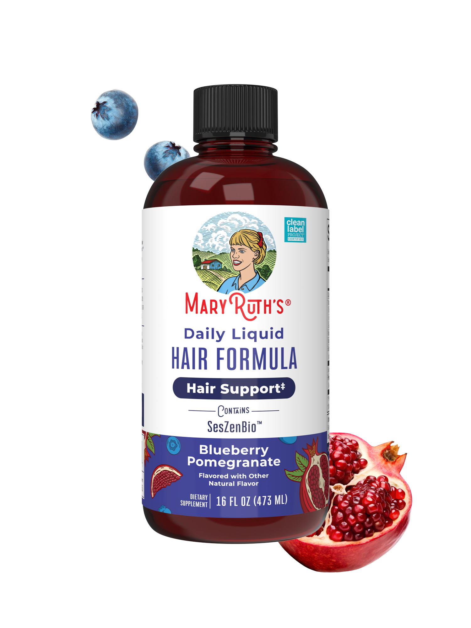 Daily Liquid Hair Formula 16oz Blueberry Pomegranate
