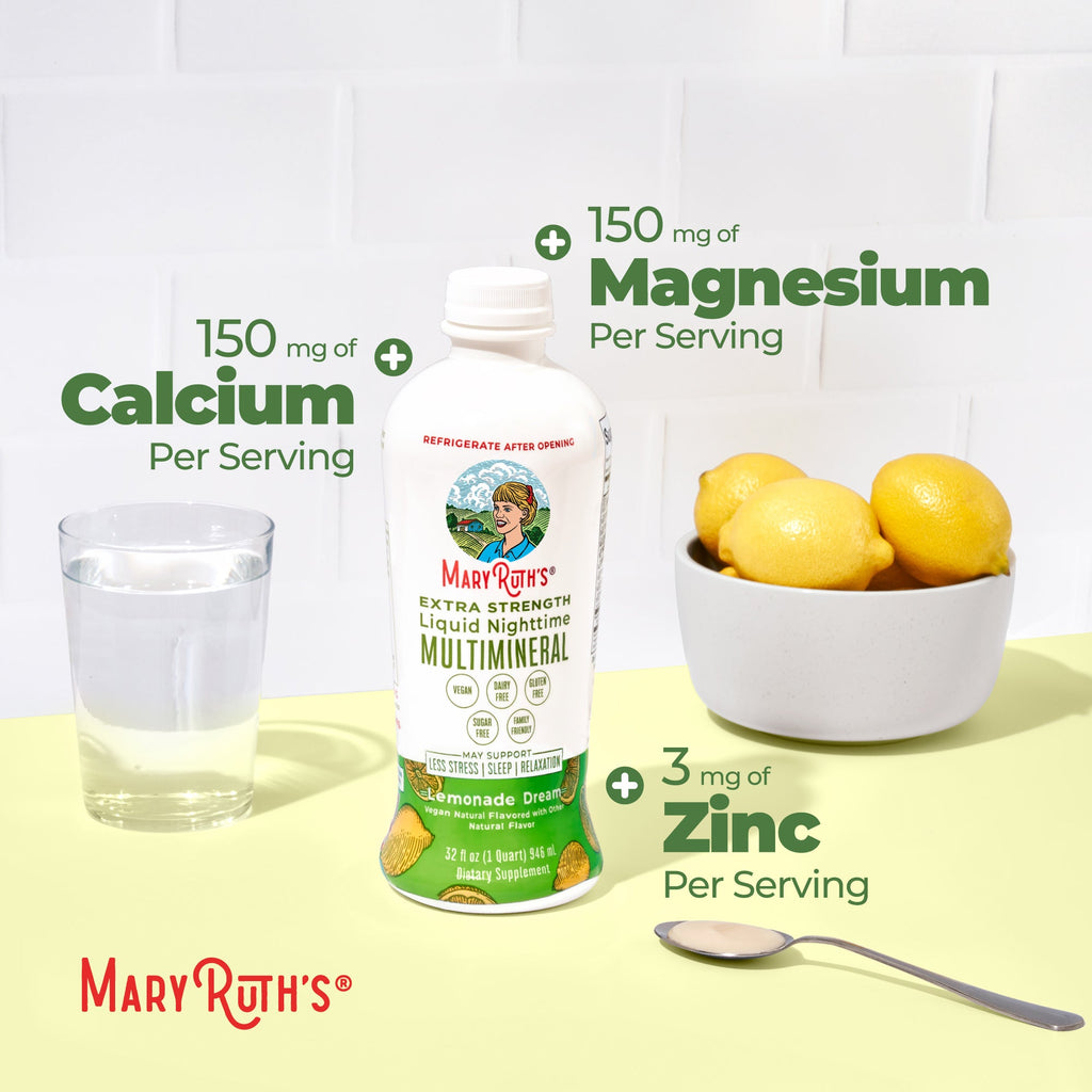 Extra Strength Nighttime Multimineral Lemonade Dream 32oz Ingredients 2