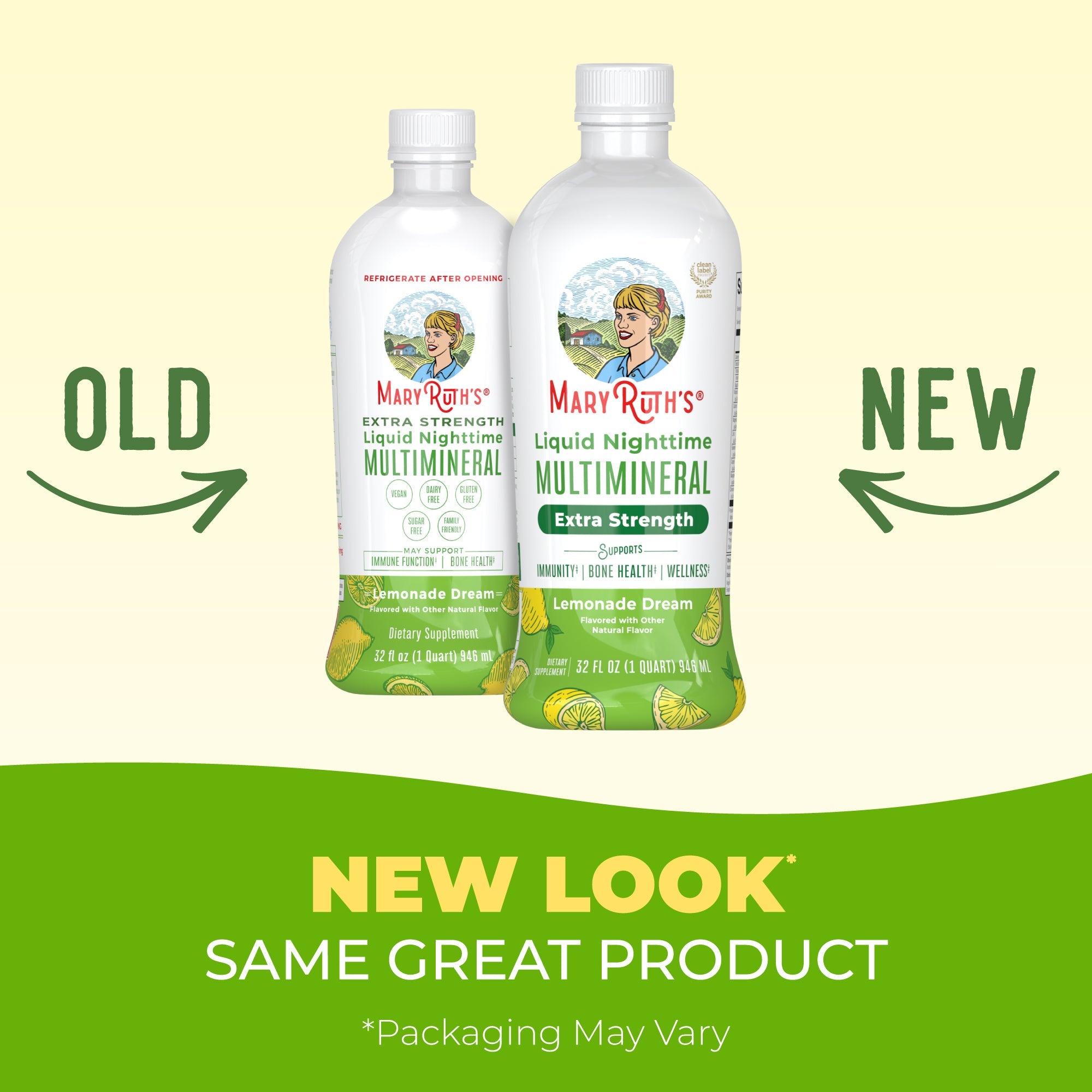 Extra Strength Nighttime Multimineral Lemonade Dream 32oz New Look