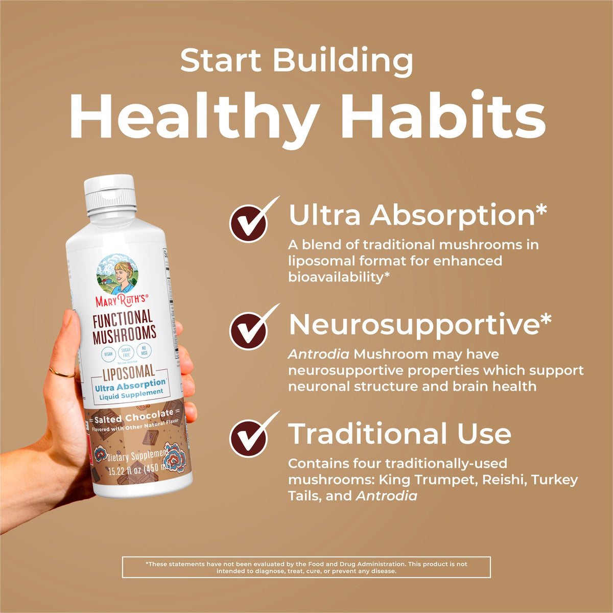Functional Mushrooms Liposomal Healthy Habits