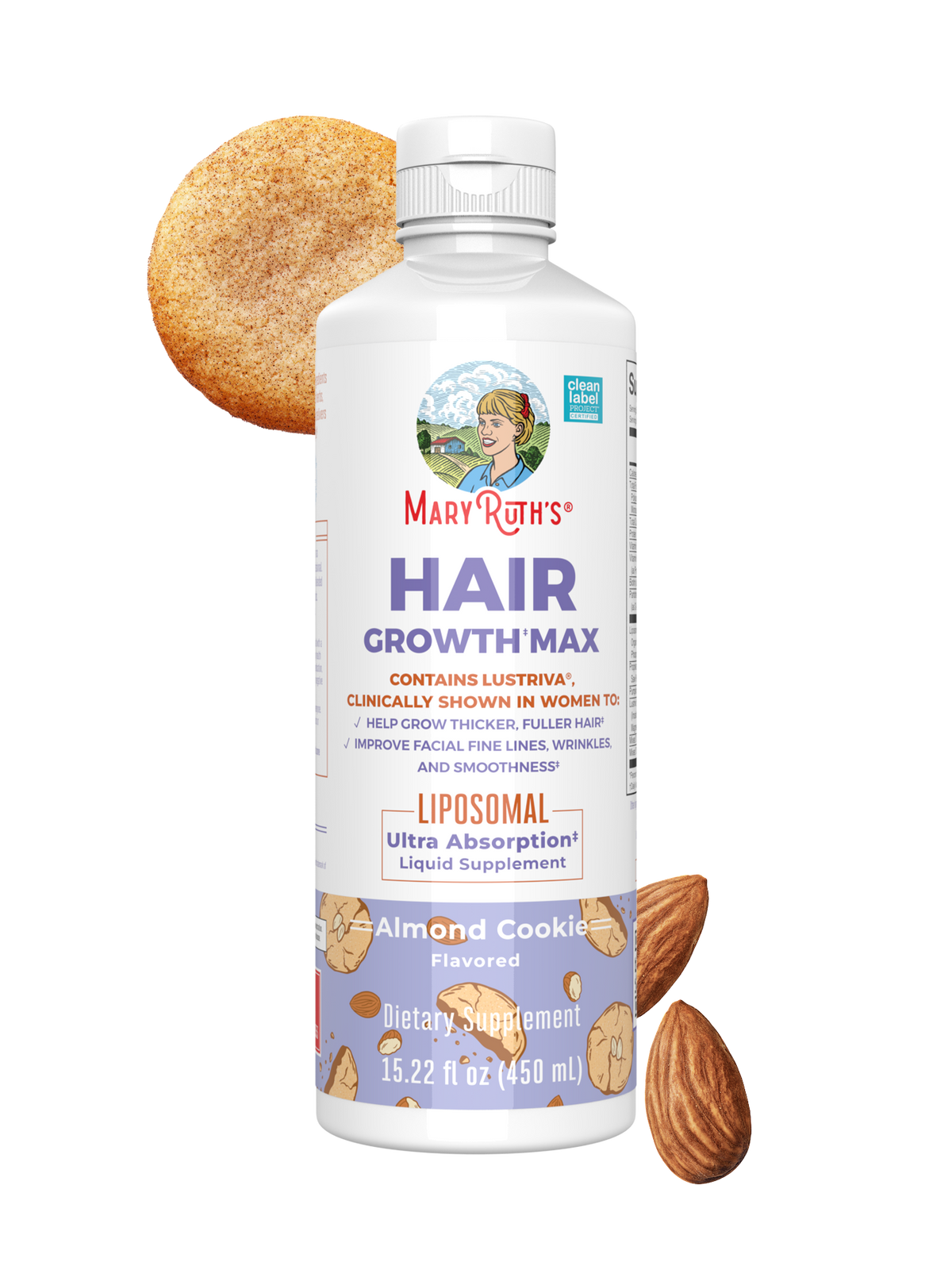 Hair Growth Max Liposomal Almond Cookie 15oz
