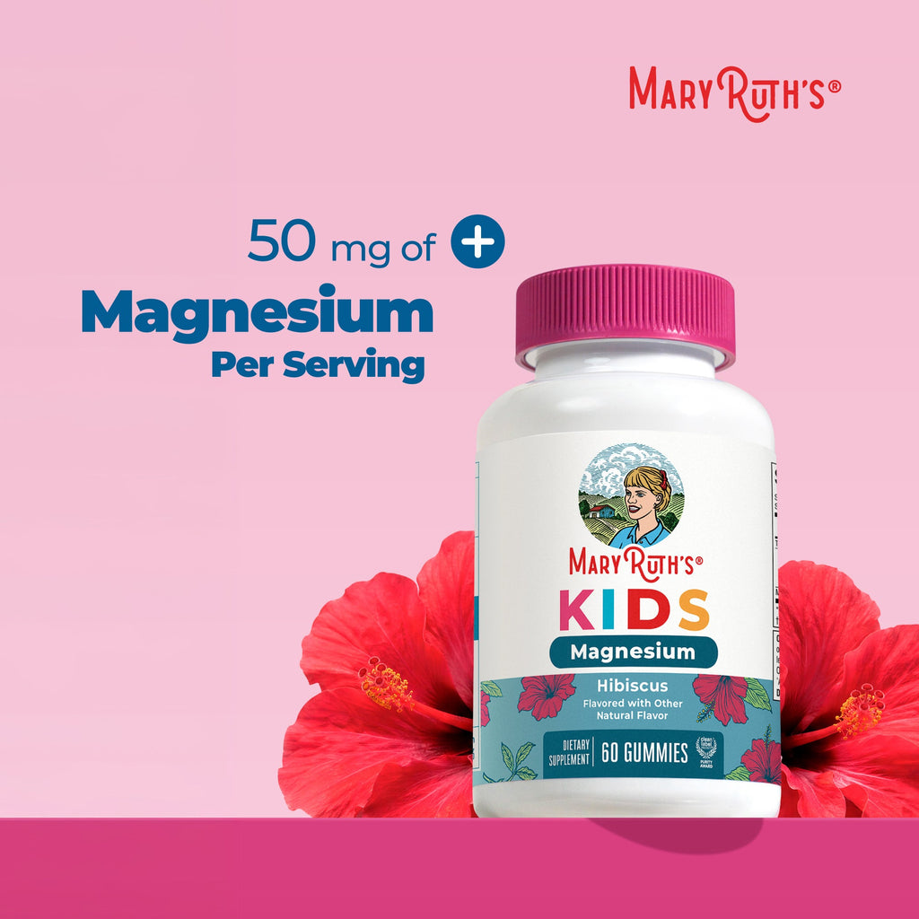 Kids Magnesium Gummies Hibiscus 60ct Benefits