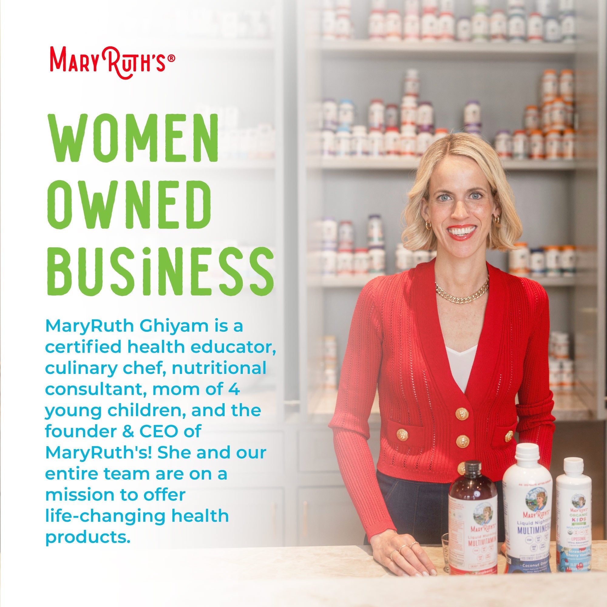 Kids Multivitamin Liposomal Pouches Women Owned