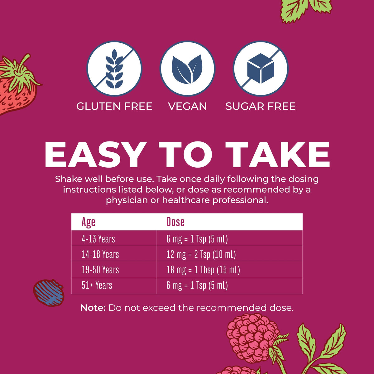 Liquid Iron Berry 15oz Easy To Take