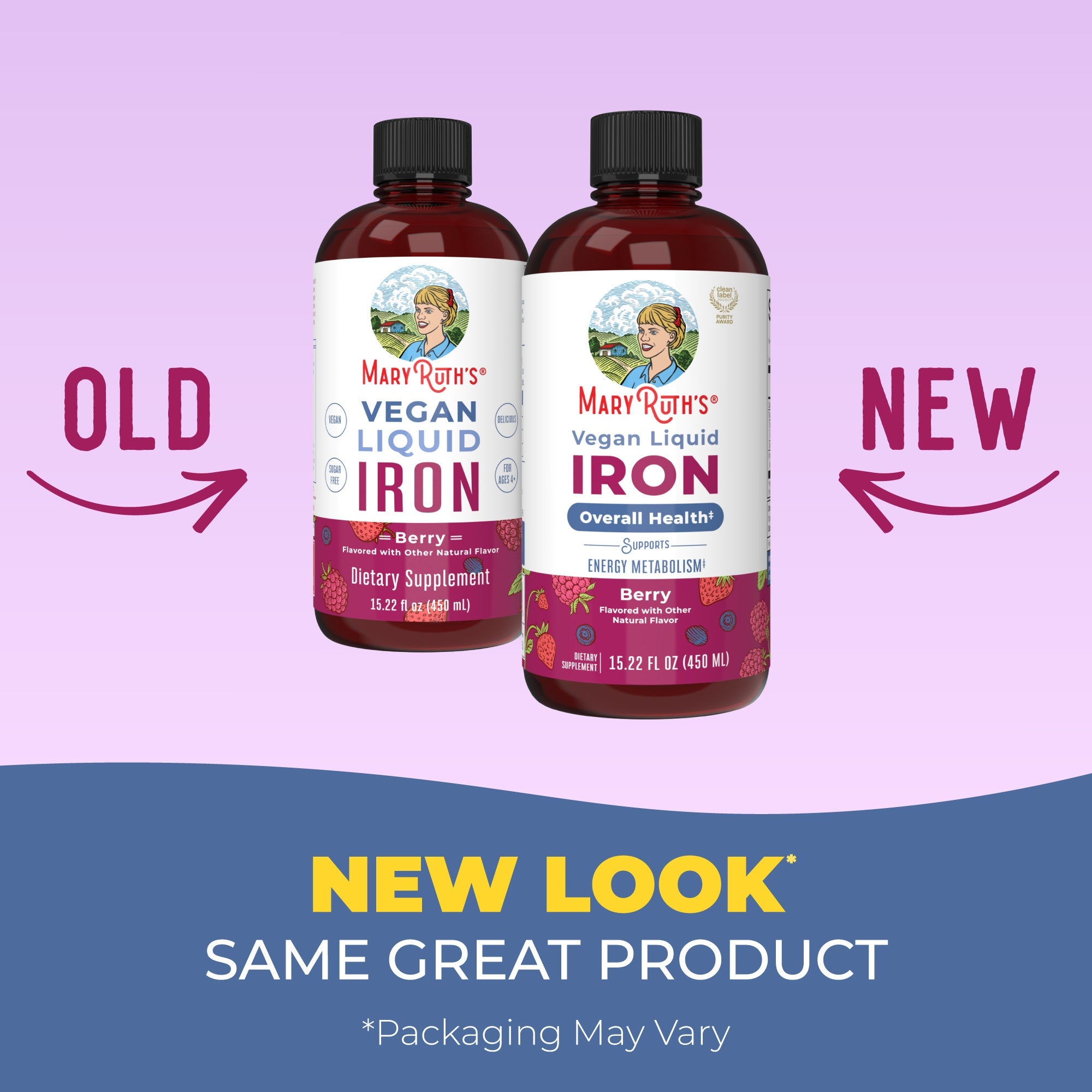 Liquid Iron Berry 15oz New Look