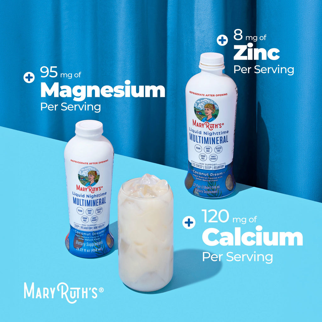 Liquid Nighttime Multimineral (Coconut) 32oz Benefits2