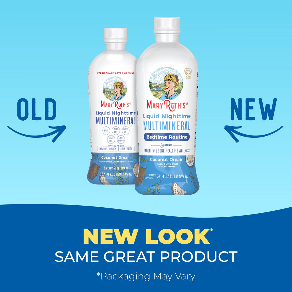 Liquid Nighttime Multimineral (Coconut) 32oz New Look