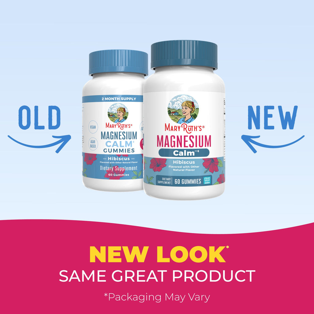 Magnesium Calm Gummies Hibiscus 60ct New Look