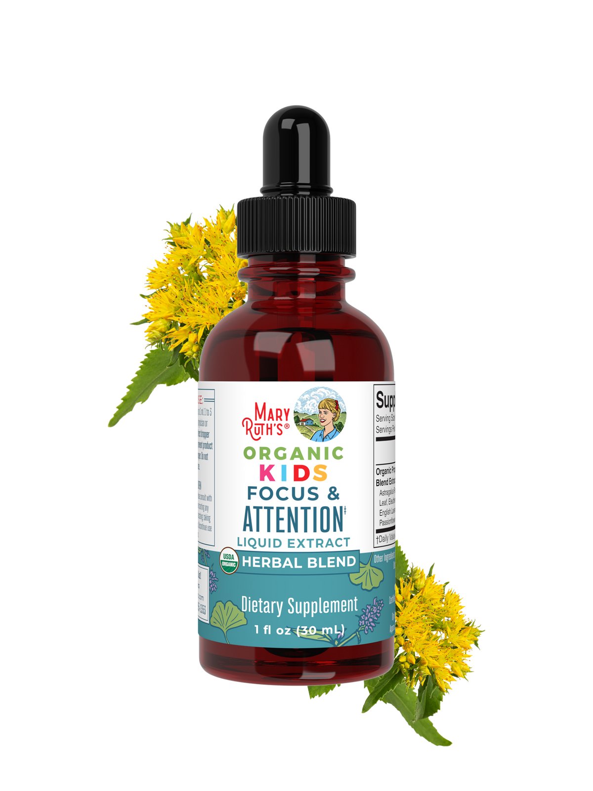 Organic Kids Focus & Attention Liquid Drops