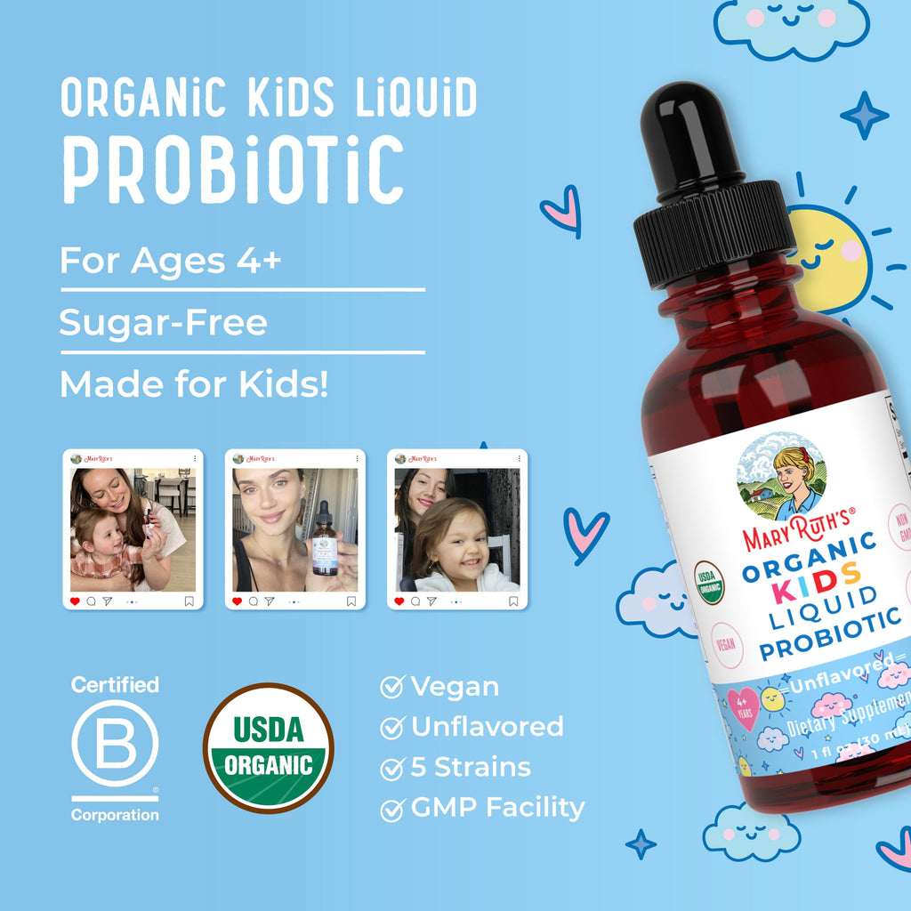 Organic Kids Liquid Probiotic 8