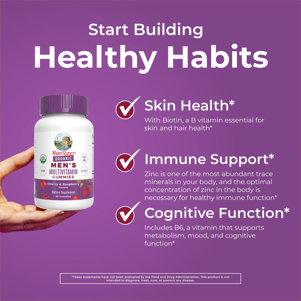 Organic Men’s Multivitamin Gummies Healthy Habits