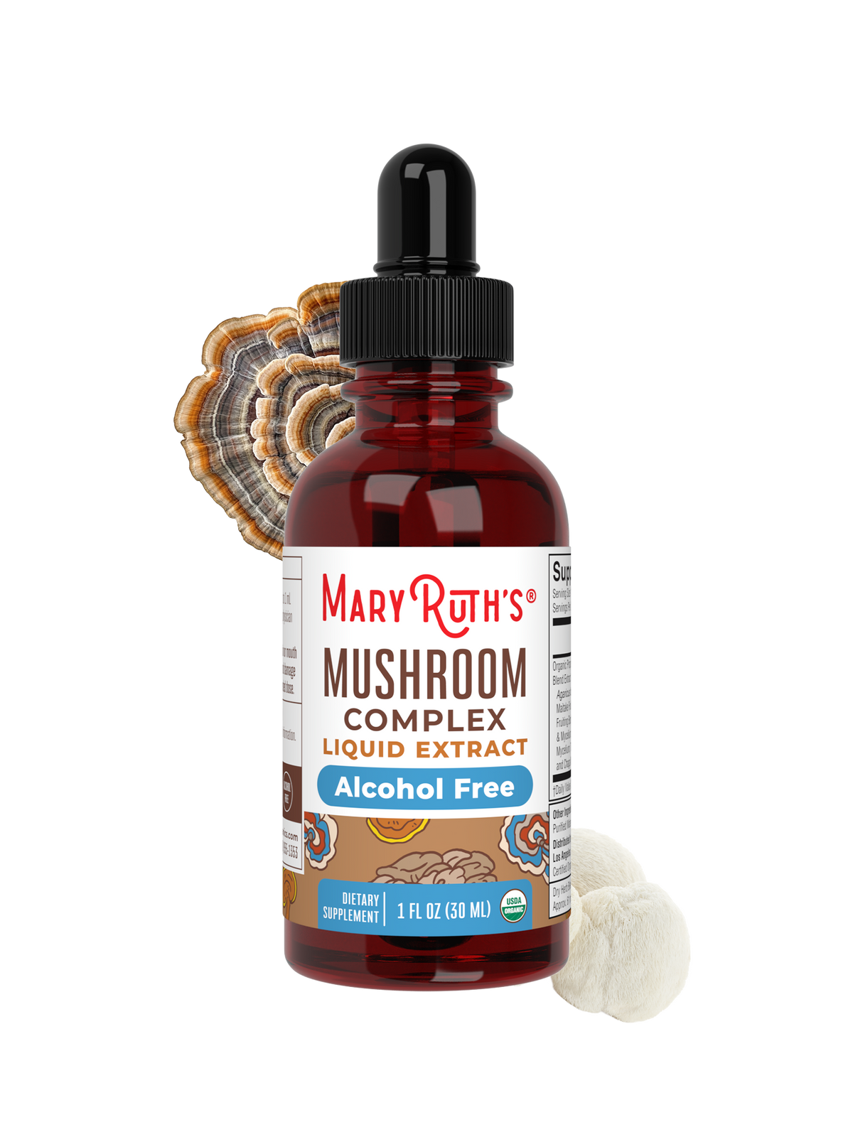 Organic Mushroom Complex Liquid Drops 1oz