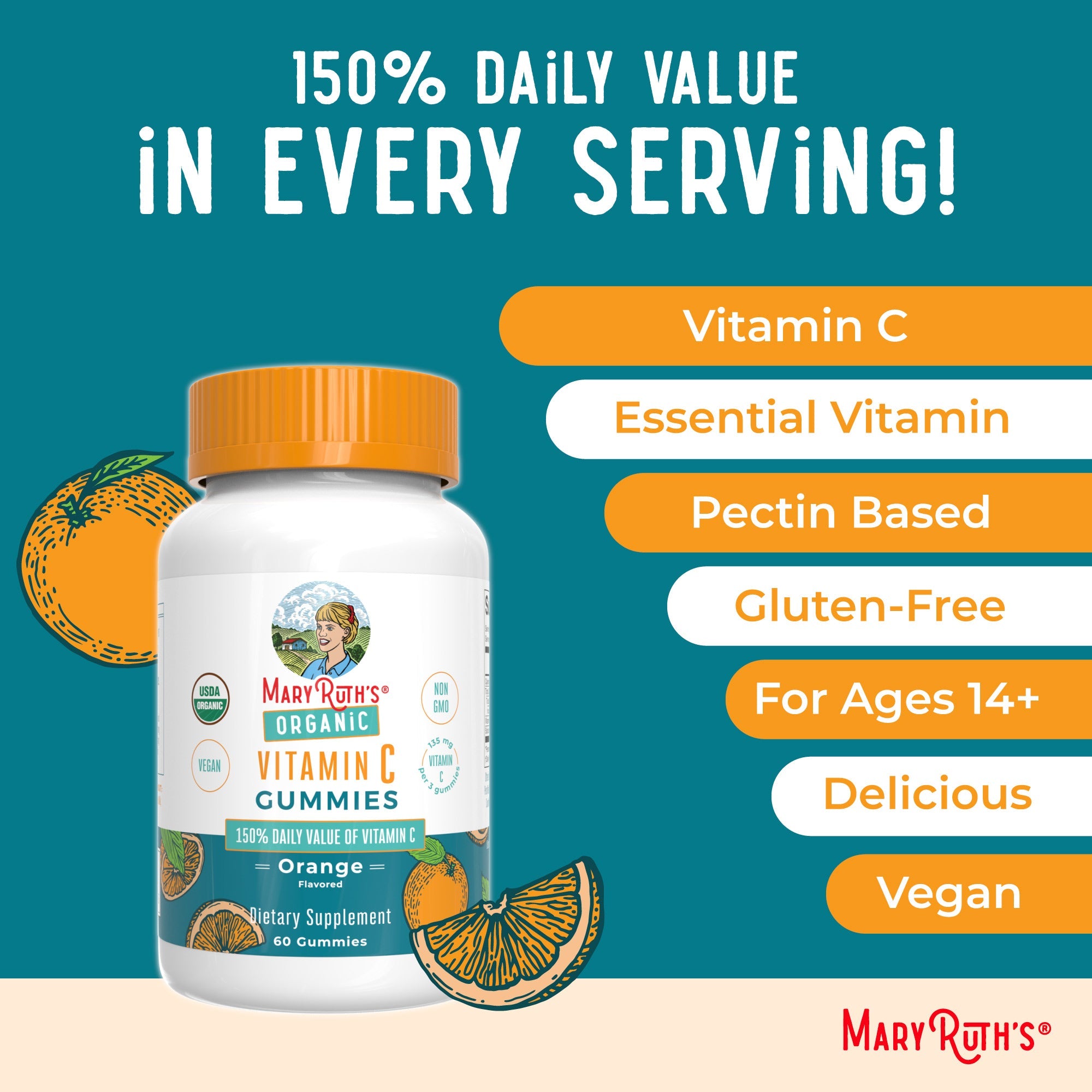 Organic Vitamin C Gummies Ingredients