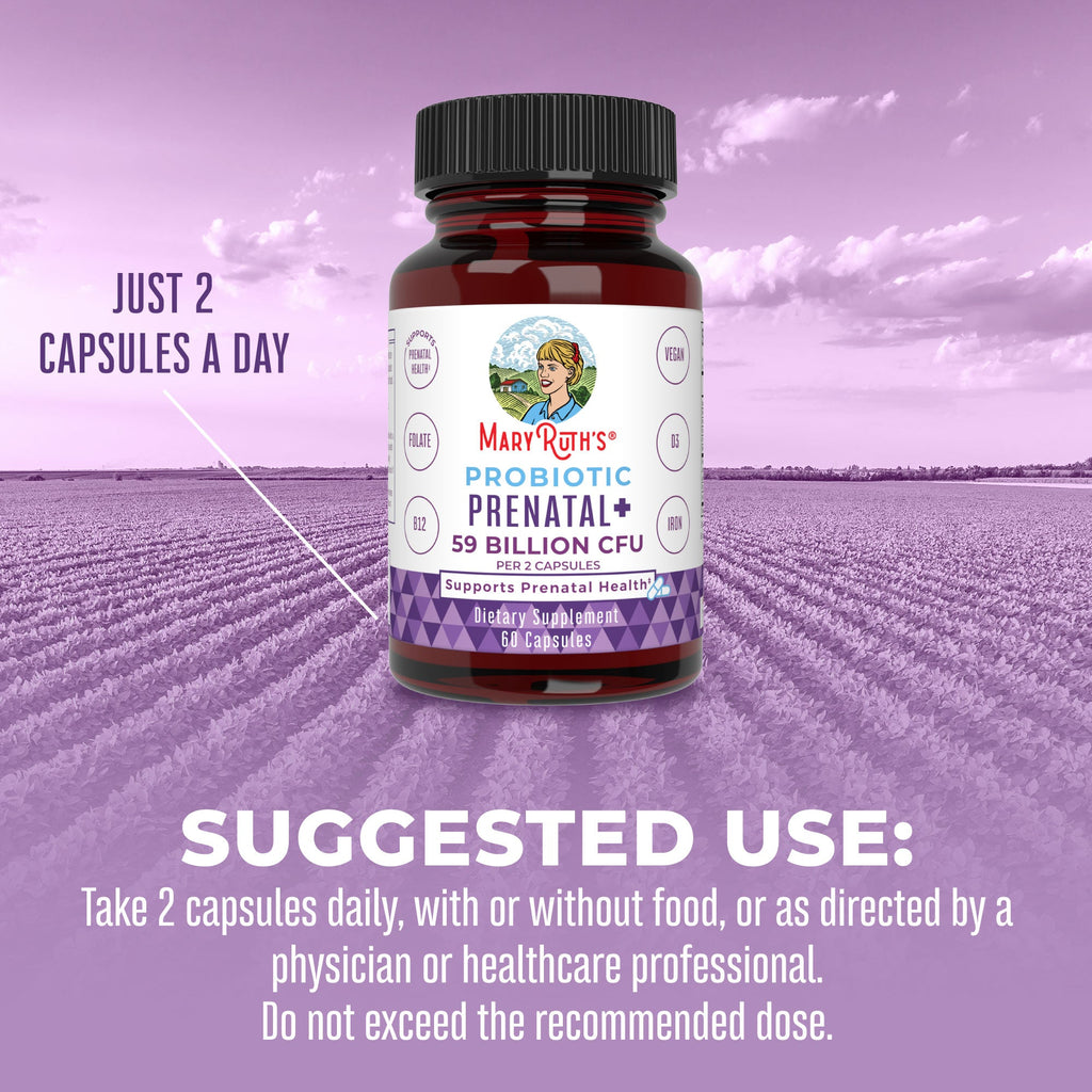 Probiotic Prenatal+ 60 Capsules Suggested Use