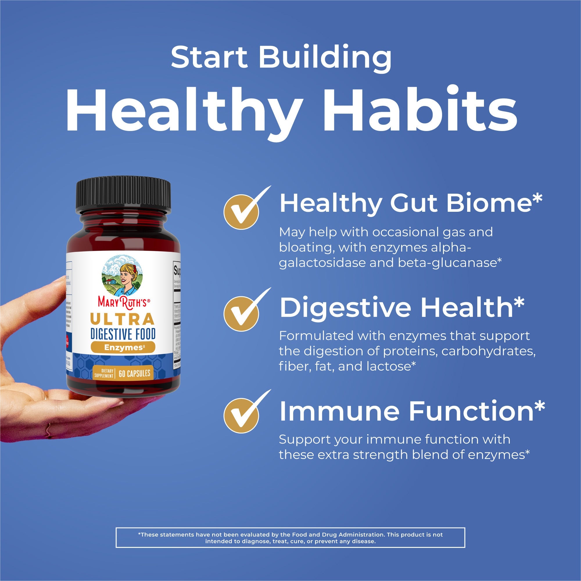 Ultra Digestive Food Enzymes 60 Capsules Healthy Habits