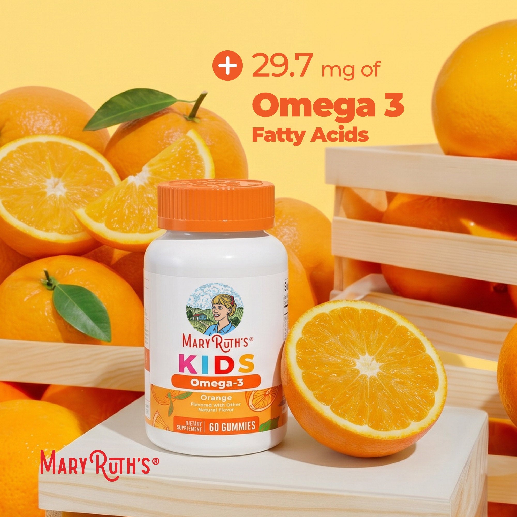 Vegan Kids Omega-3 Gummies Orange 60ct Benefits