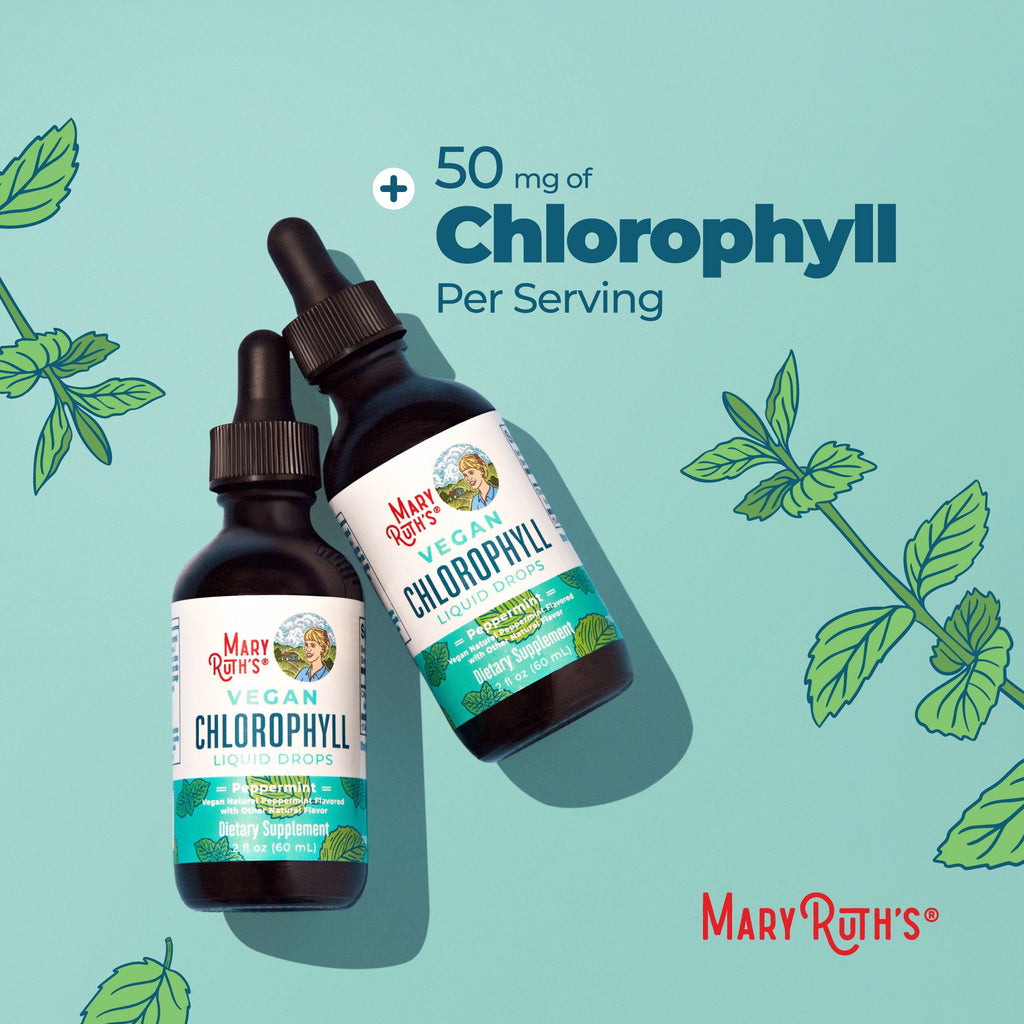 Vegan Liquid Chlorophyll Drops 2oz Peppermint Ingredients2