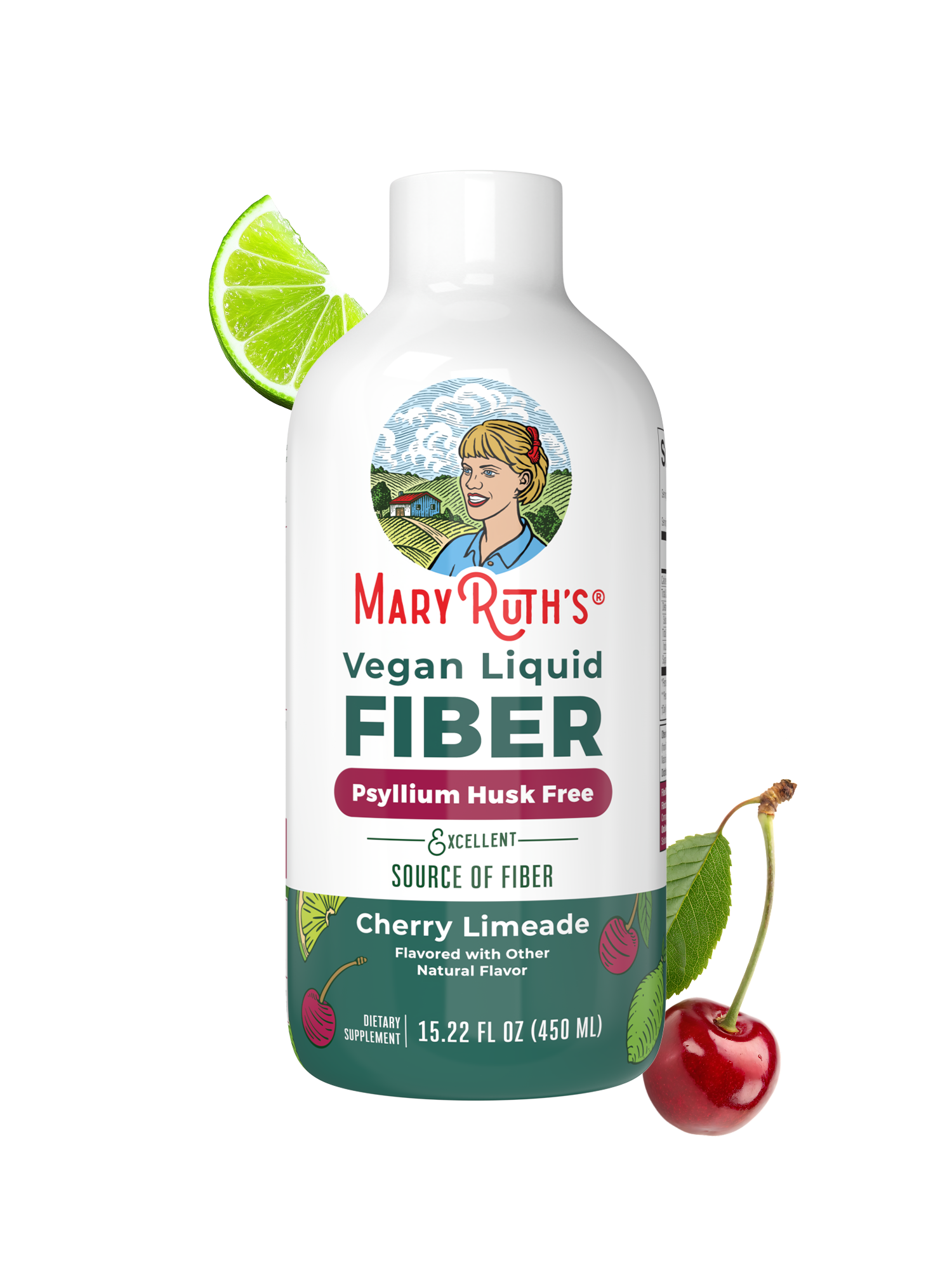 Vegan Liquid Fiber Cherry Limeade 15oz