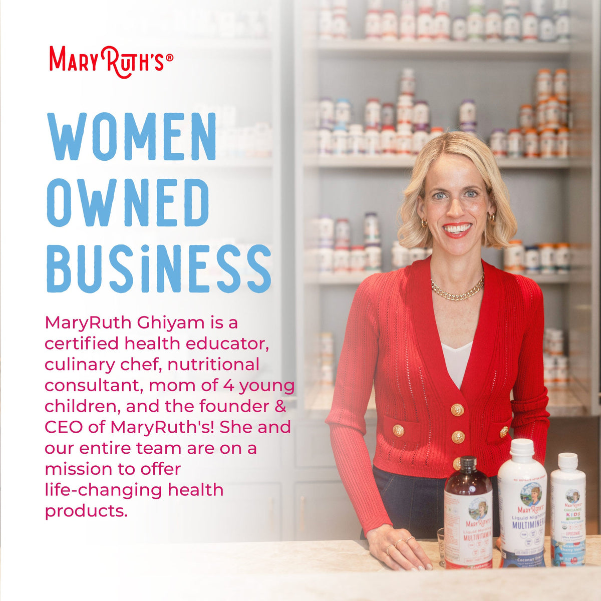 Women’s 40+ Multivitamin Liposomal (Vanilla Peach) 15 oz Women Owned